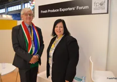 Anton Kruger and Claudia Walklett from FPEF.